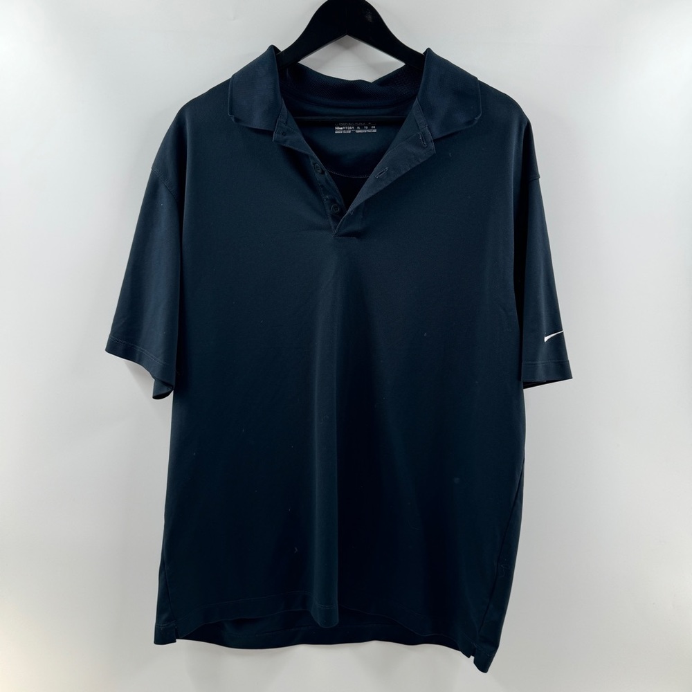 Nike Golf Dri-FIT Navy Blue Polo Shirt Men’s Size XL Short Sleeve